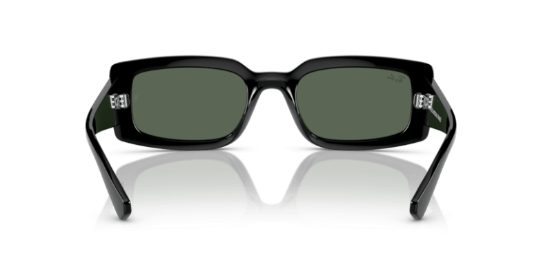 Ženske sunčane naočale RAY BAN KILIANE RB4395 667771: crni okvir, zelena  stakla