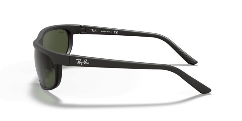Muške sunčane naočale RAY BAN PREDATOR 2 RB2027 W1847: crni okvir, zelena  stakla