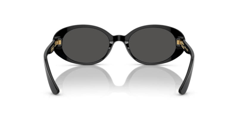 Ženske sunčane naočale DOLCE & GABBANA DG4443 501 87: crni okvir, crna  stakla