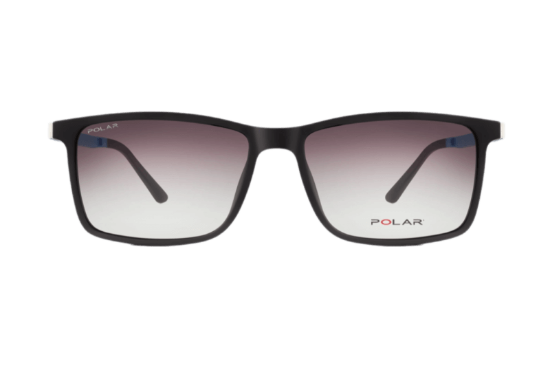 Muški clip-on okvir POLAR CLIP ON 525 42: sivi okvir