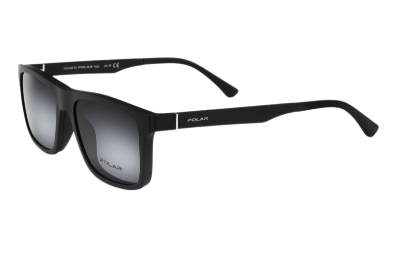 Muški clip-on okvir POLAR CLIP 495 76: crni okvir