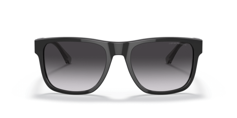 Muške sunčane naočale EMPORIO ARMANI EA4163 58758G: crni okvir, siva gradual  stakla