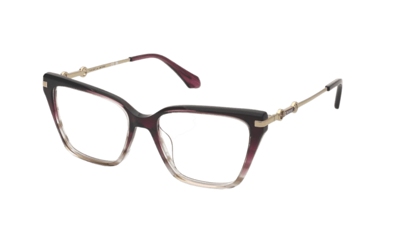 Ženski dioptrijski okvir TWINSET VTW080 0AH7: bordo okvir
