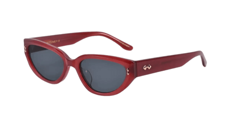Ženske sunčane naočale FOR ART'S SAKE LUSH BURGUNDY: bordo okvir, siva  stakla