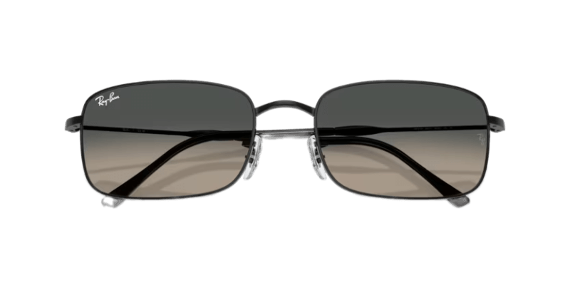 Unisex sunčane naočale RAY BAN RB3746 002 71: crni okvir, siva gradual  stakla