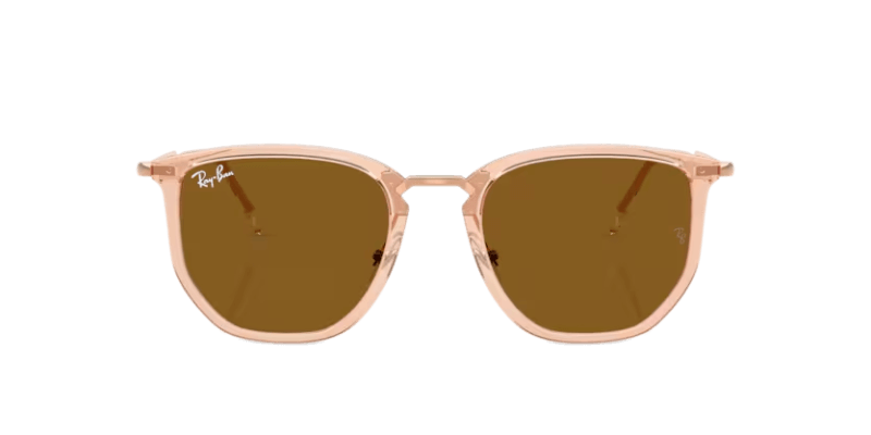 Unisex sunčane naočale RAY BAN 0RB4451 680133: bež okvir, smeđa  stakla