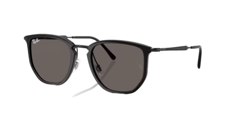 Unisex sunčane naočale RAY BAN RB4451 601 B1: crni okvir, siva  stakla