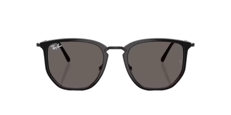 Unisex sunčane naočale RAY BAN RB4451 601 B1: crni okvir, siva  stakla