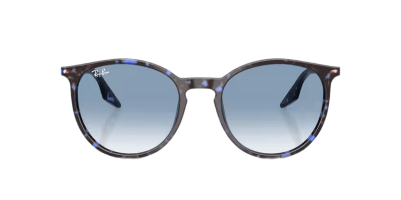 Unisex sunčane naočale RAY BAN RB2204 14303F: plavi okvir, plava gradual  stakla