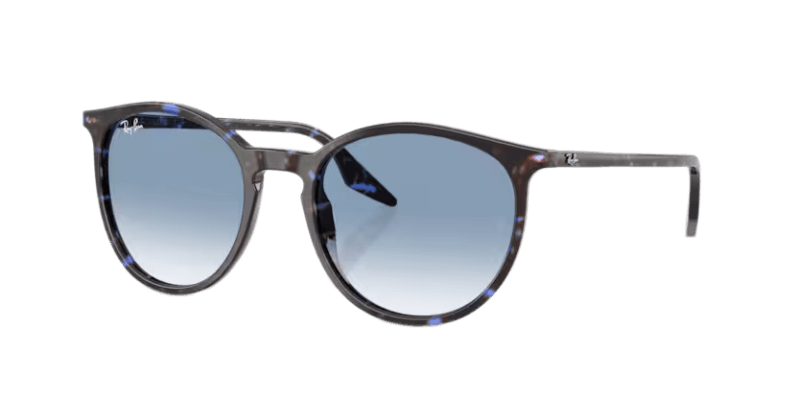 Unisex sunčane naočale RAY BAN RB2204 14303F: plavi okvir, plava gradual  stakla