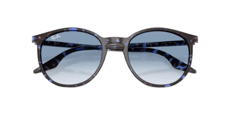 Unisex sunčane naočale RAY BAN RB2204 14303F: plavi okvir, plava gradual  stakla