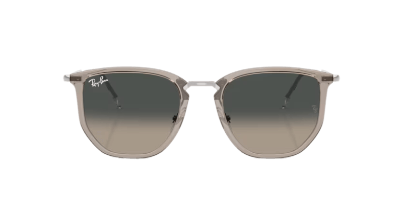 Unisex sunčane naočale RAY BAN RB4451 680271: transparentni okvir, siva gradual  stakla