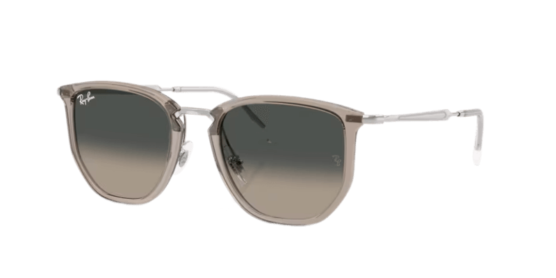 Unisex sunčane naočale RAY BAN RB4451 680271: transparentni okvir, siva gradual  stakla