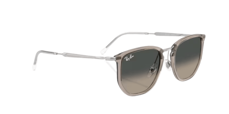 Unisex sunčane naočale RAY BAN RB4451 680271: transparentni okvir, siva gradual  stakla