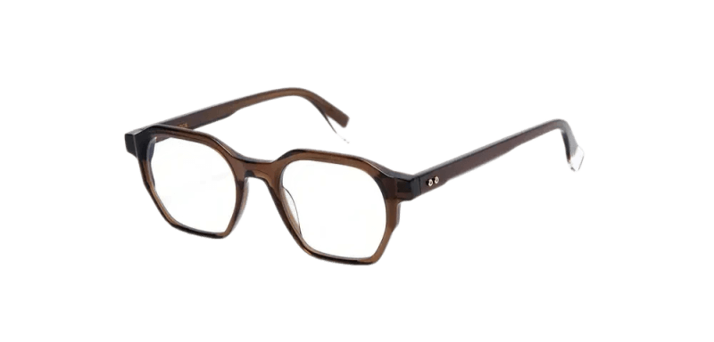 Unisex dioptrijski okvir GIGI STUDIOS ROOSEVELT 6596 9: smeđi okvir