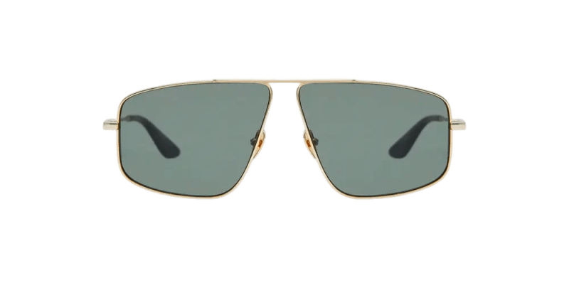 Unisex sunčane naočale GIGI STUDIOS THRIVE 027 GS1037 51S: zlatni okvir, zelena  stakla
