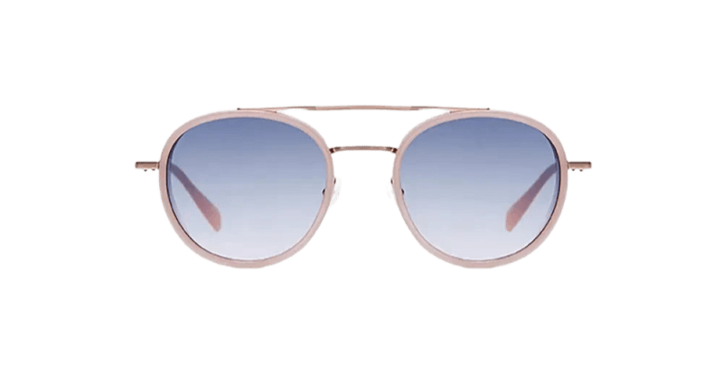 Ženske sunčane naočale GIGI STUDIOS CAPRI 6855 9: rose gold okvir, plava gradual  stakla