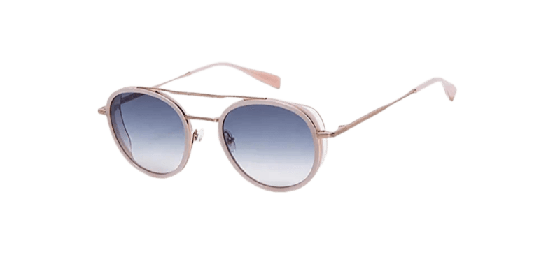 Ženske sunčane naočale GIGI STUDIOS CAPRI 6855 9: rose gold okvir, plava gradual  stakla