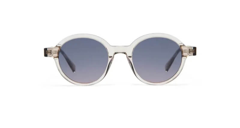 Unisex sunčane naočale GIGI STUDIOS AMALFI 6916 7: transparentni okvir, plava gradual  stakla
